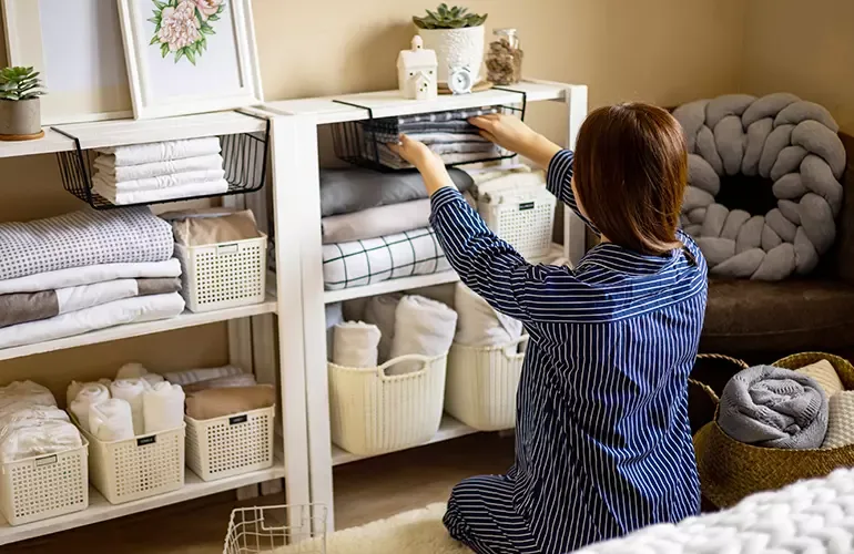 organização da casa na hora da faxina