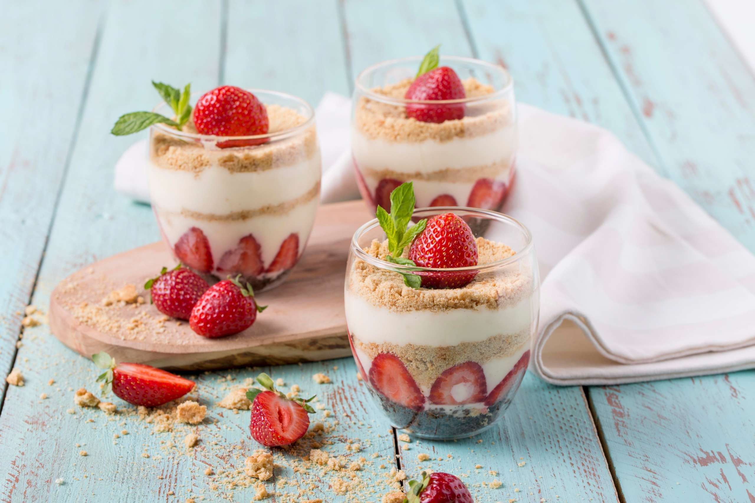 Cheesecake de morango