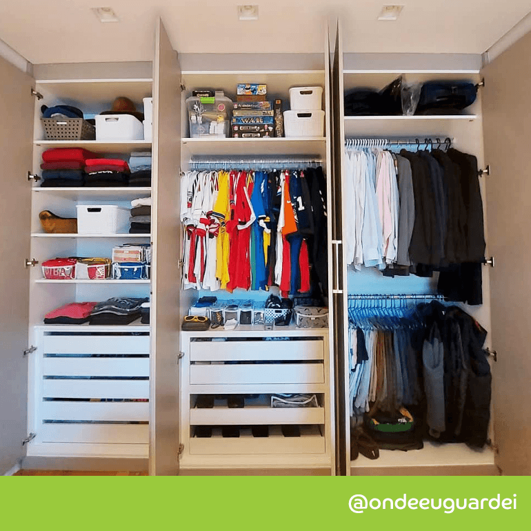 Confira 10 dicas para organizar o guarda-roupa