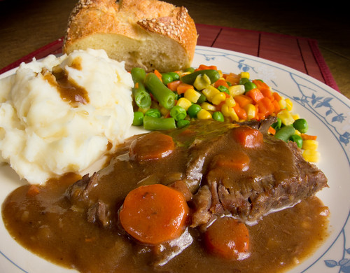 Prato de comida comfort food