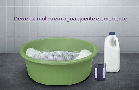 Bacia com toalha