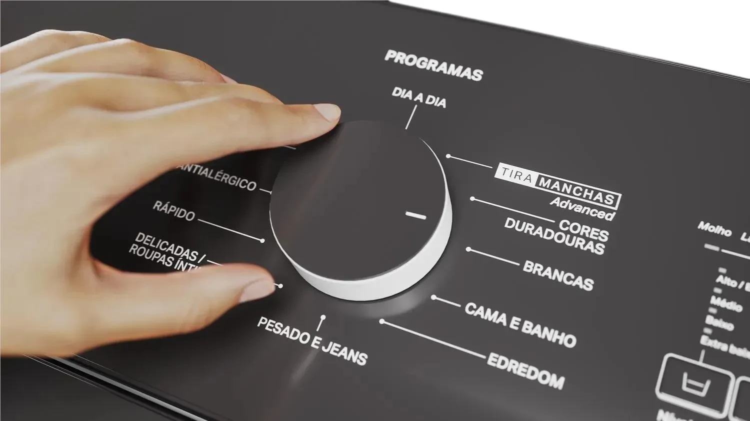 Maquina de lavar BWK13 - Imagem painel