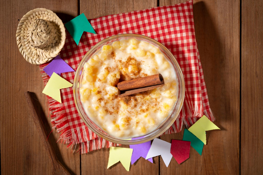 São João Consul: receita prática de canjica cremosa