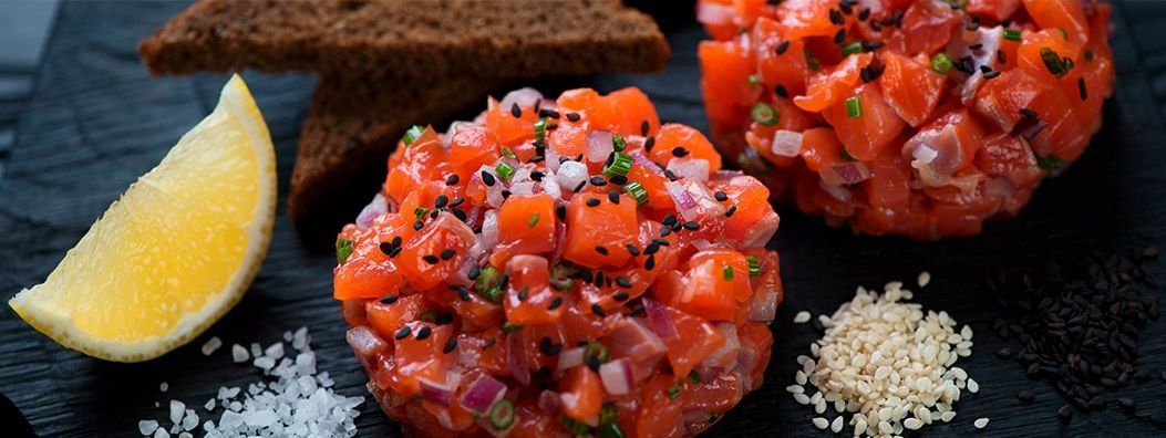 Tartar-de-salmão