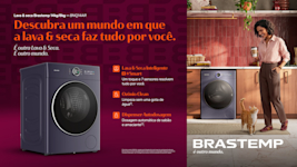 Nova lava e seca Brastemp com Ozônio Clean