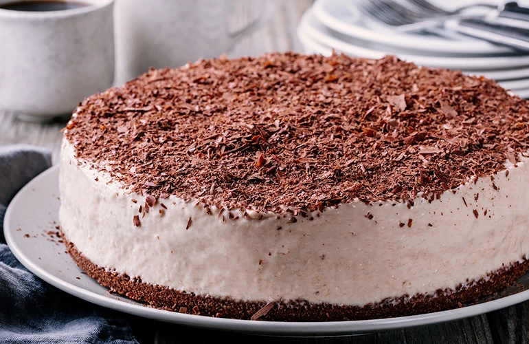 torta gelada de chocolate
