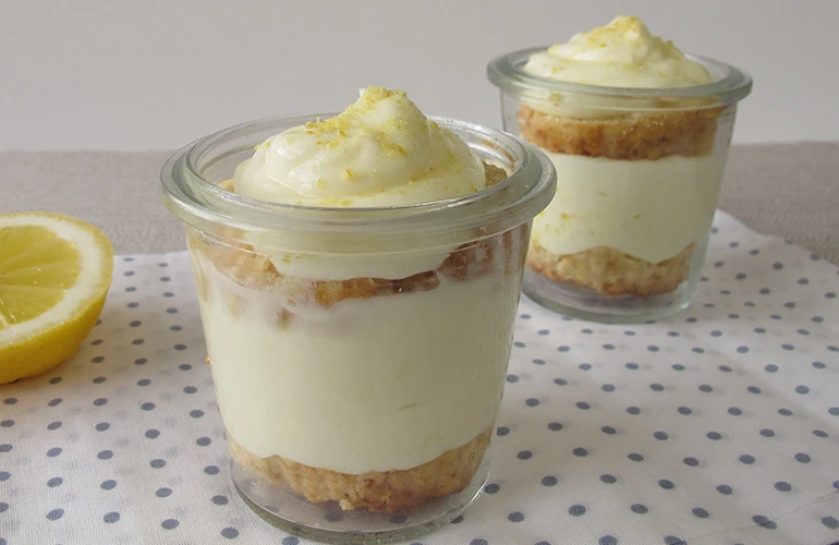 sobremesa de natal torta de limão na taça