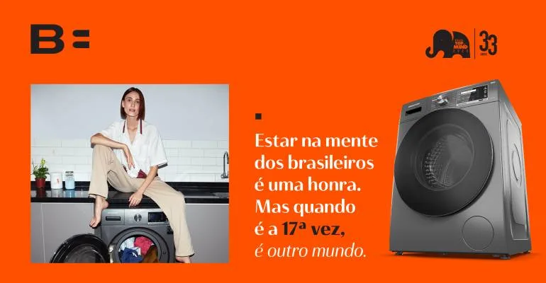 Brastemp recebe o prêmio Top of Mind 2023