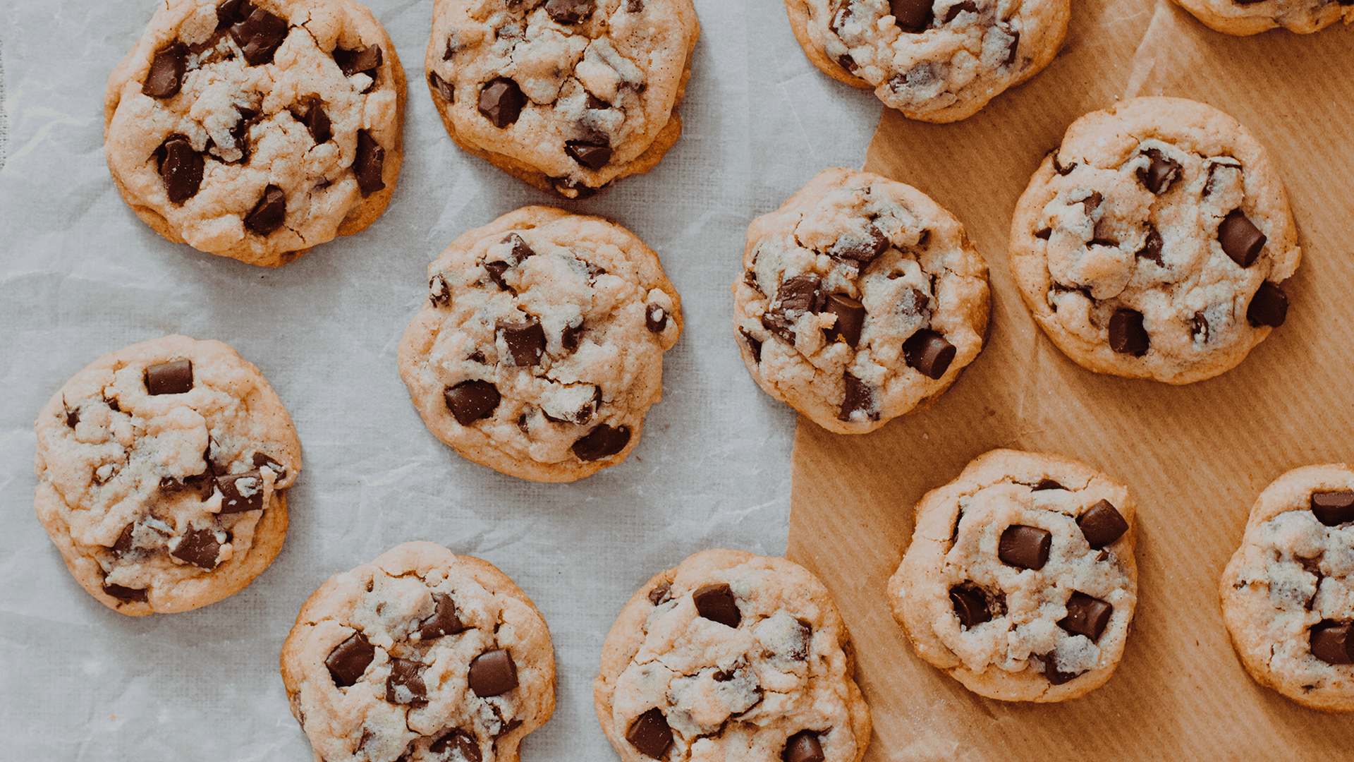 Cookies com Gotas de Chocolate