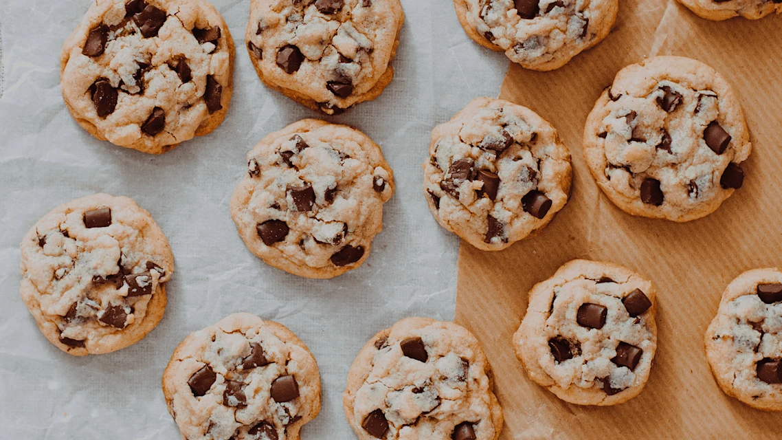 Cookies com Gotas de Chocolate