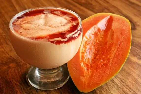 Receita de creme de papaia