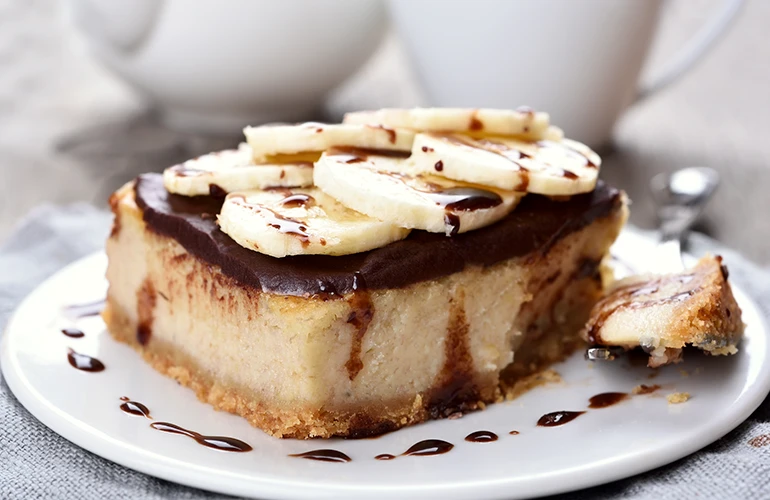 torta gelada de banana