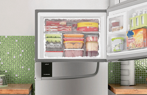 Freezer aberto