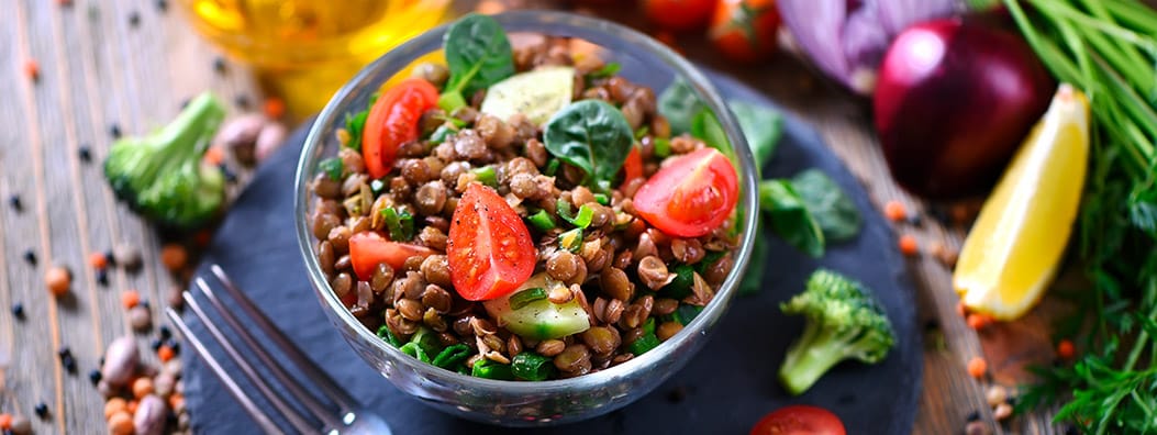 Salada de lentilha