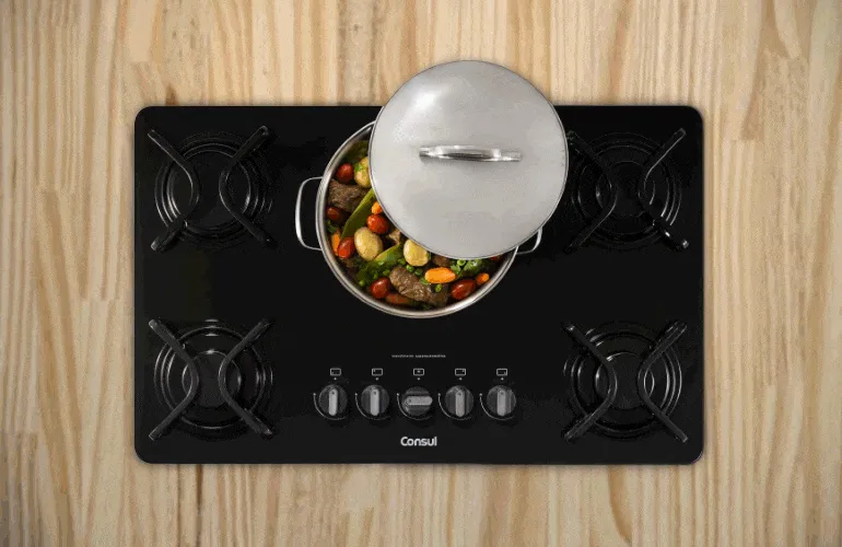 Melhores tipos de superfície para um cooktop.
