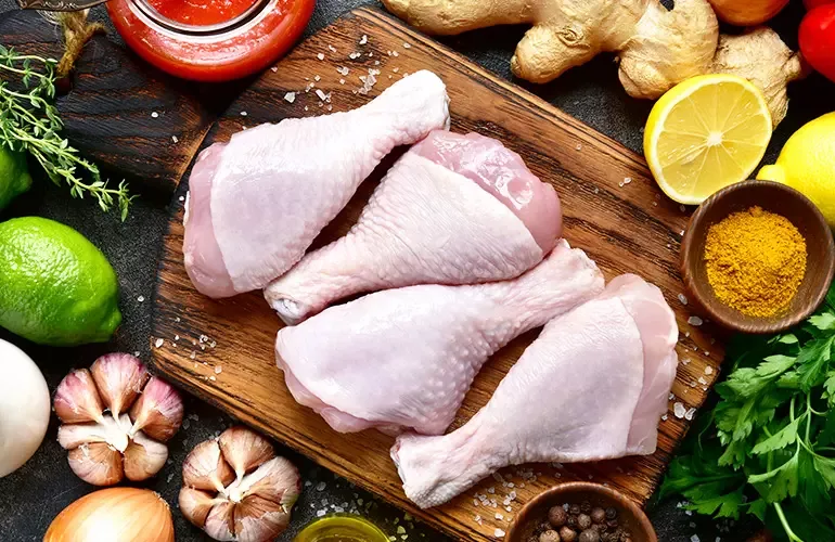 receita com coxa e sobrecoxa de frango