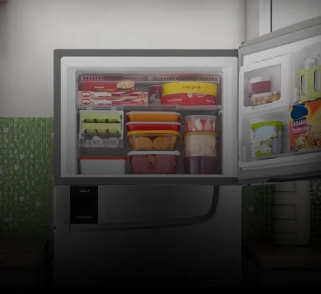 Freezer aberto