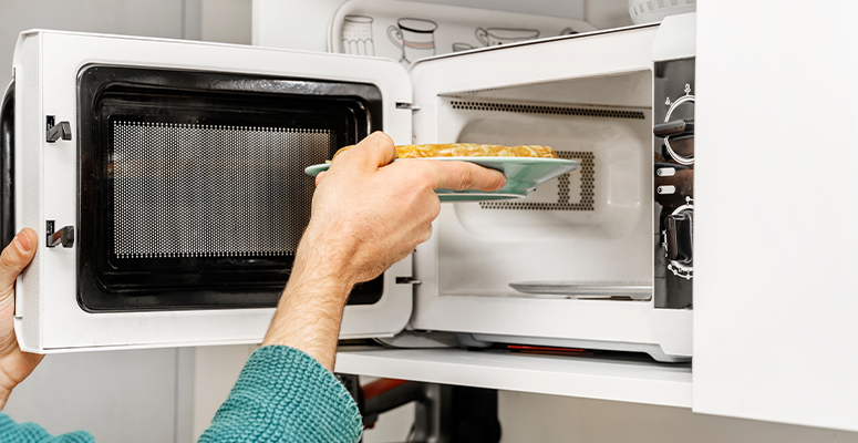 Receitas no micro-ondas