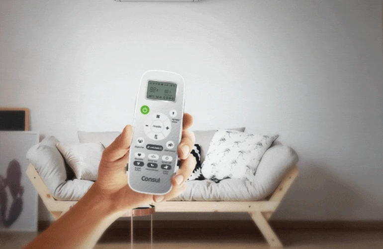 Controle ar-condicionado