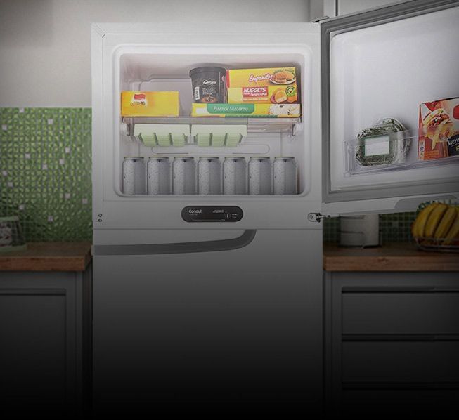 Freezer aberto