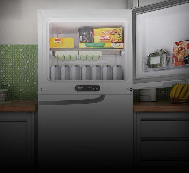 Freezer aberto