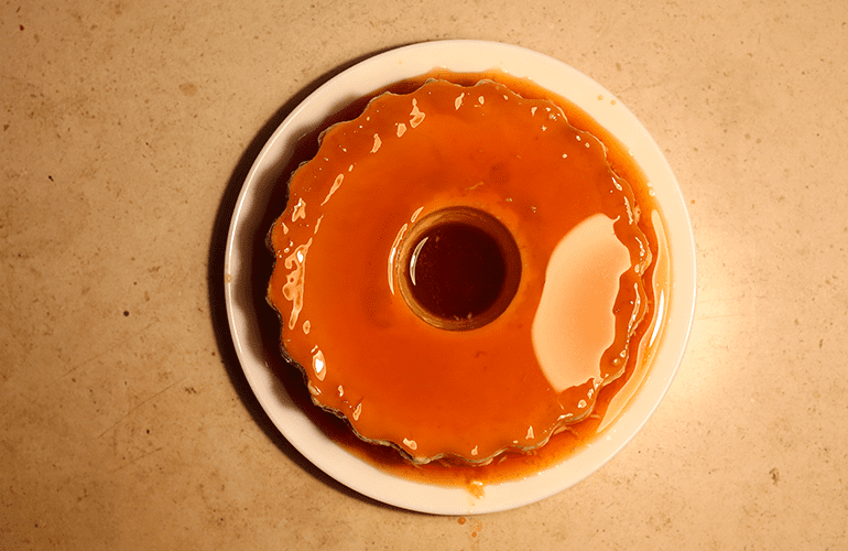 Receita de pudim de leite condensado sem furinhos