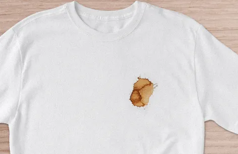 Camiseta manchada