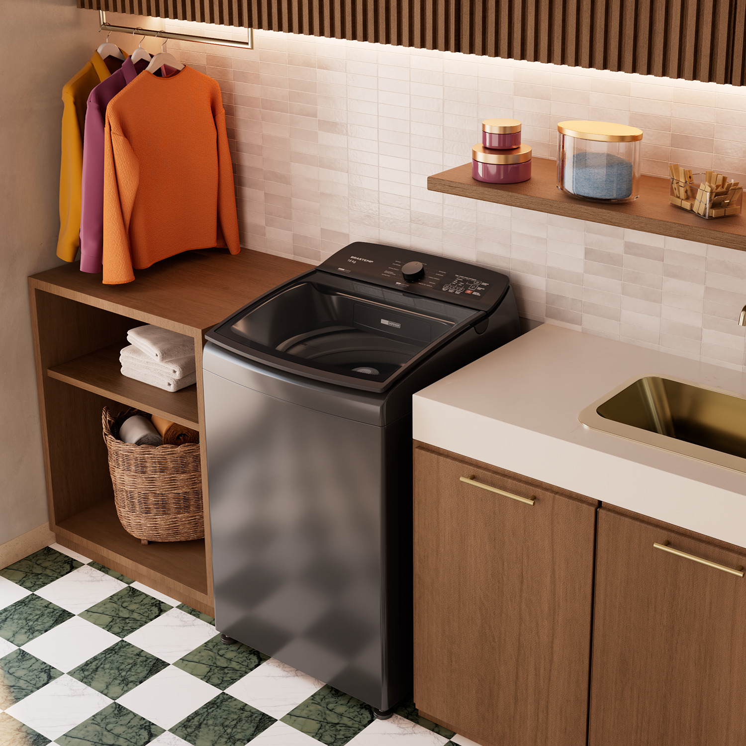Lavadora Brastemp BWF16A9