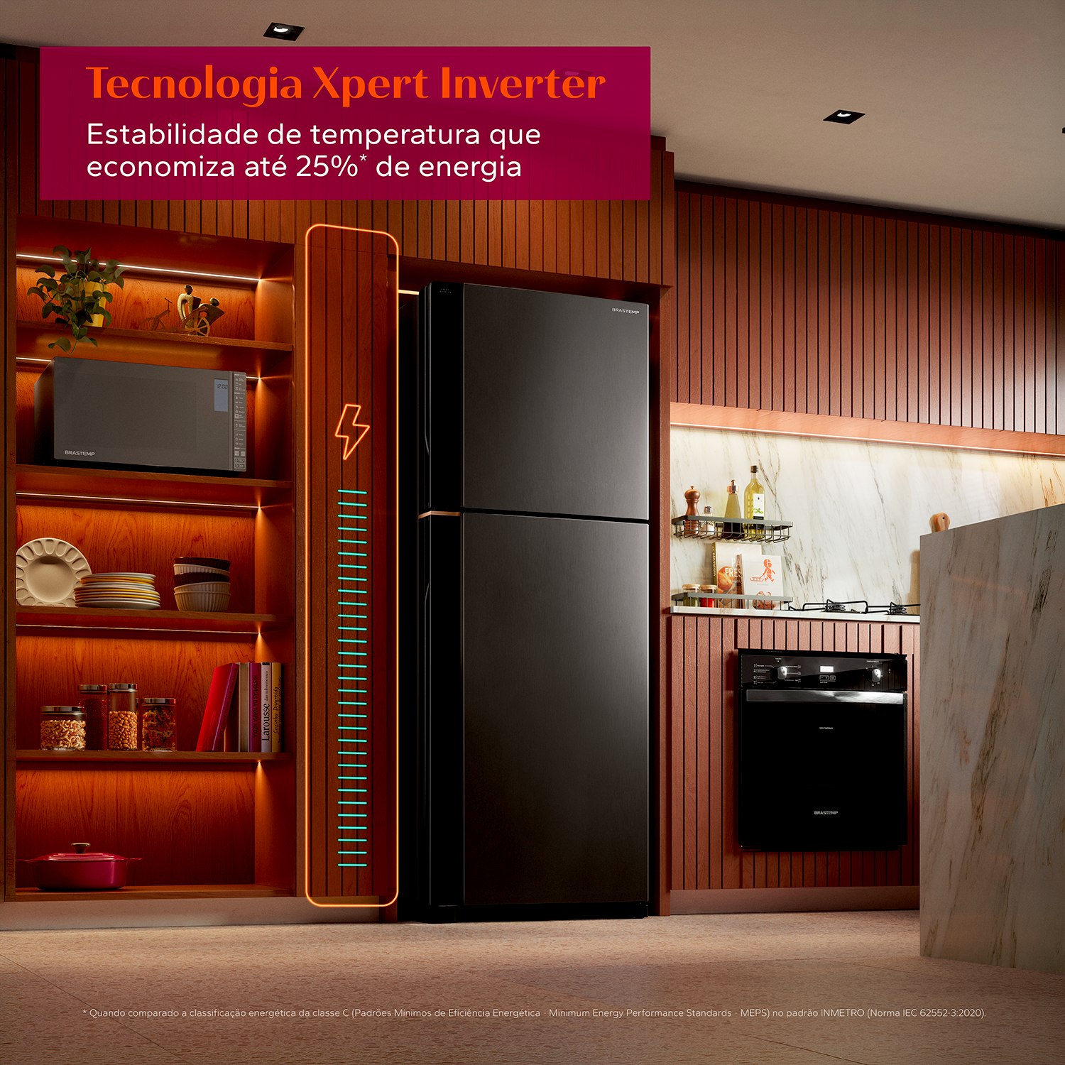 Brastemp Geladeira BRM60AE Imagem Detalhe Xpert Inverter