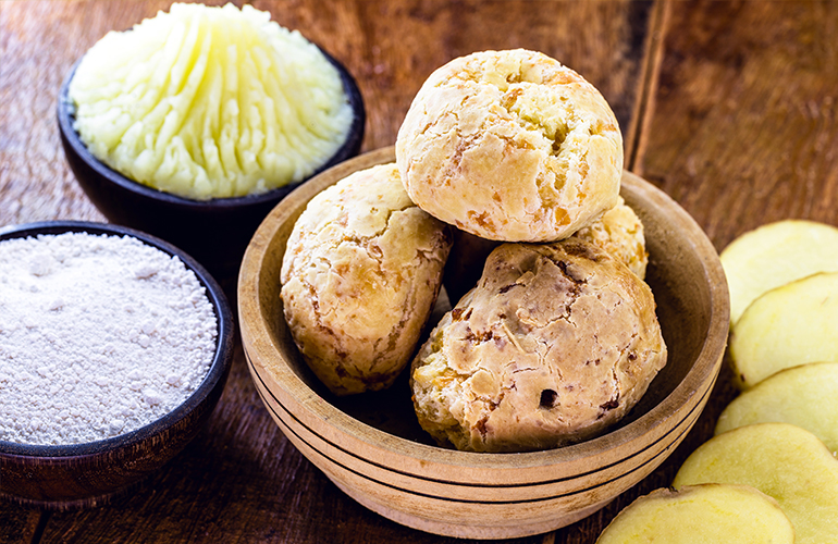 pão de queijo vegano