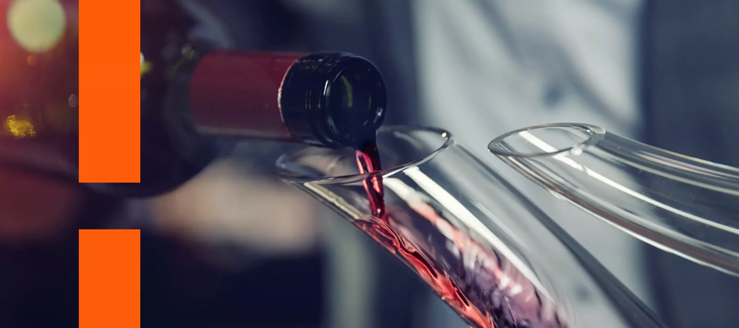 decantação de vinhos