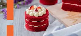 Red Velvet: uma opção refinada de bolo de aniversário