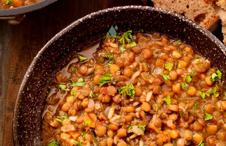 salada de lentilha