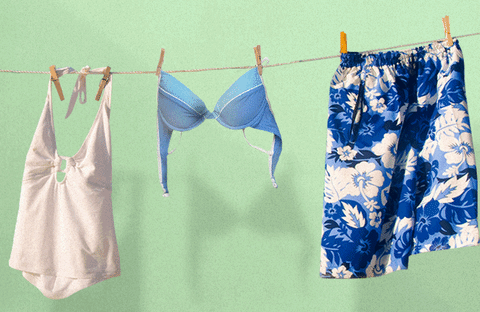 Como lavar roupa de banho em 6 passos