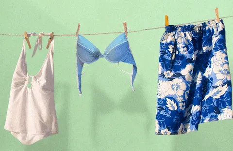 Como lavar roupa de banho em 6 passos
