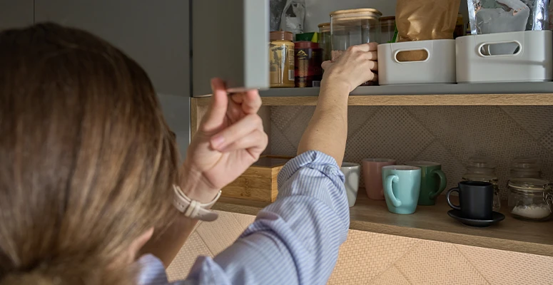 organizar armários e geladeira