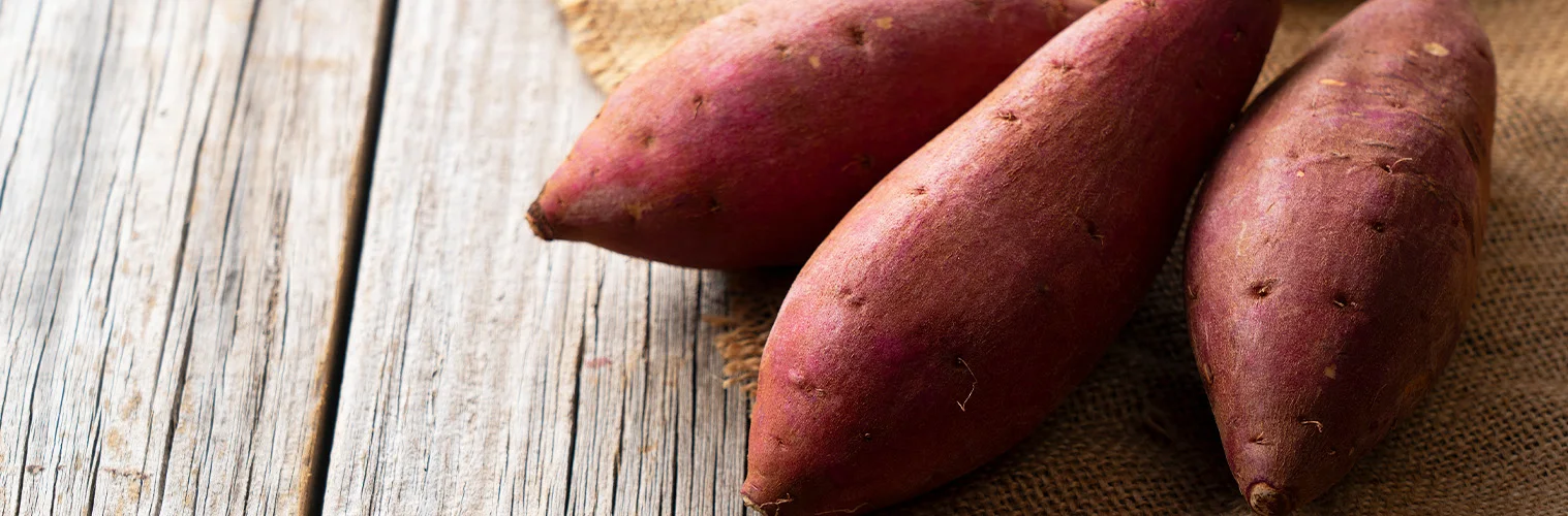 batata-doce cozida