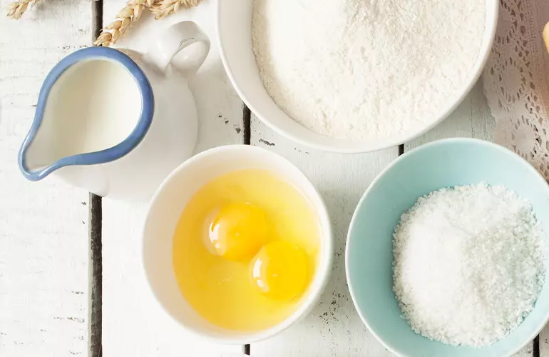 ingredientes para bolo