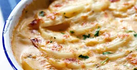 Receita de Batata com Molho Branco