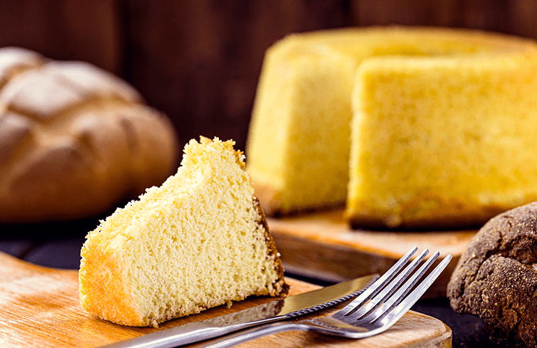 receita bolo de fubá