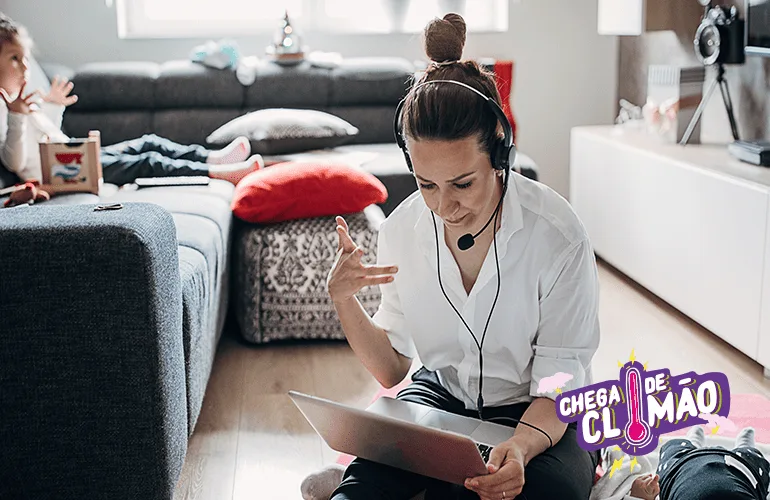 Como evitar o climão no home-office