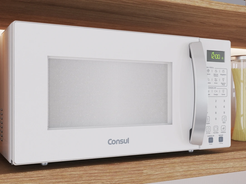 Micro-ondas Consul 32 Litros Branco com Menu Fácil - CMS46AB