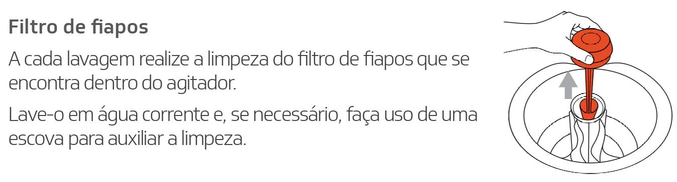 filtro de fiapos