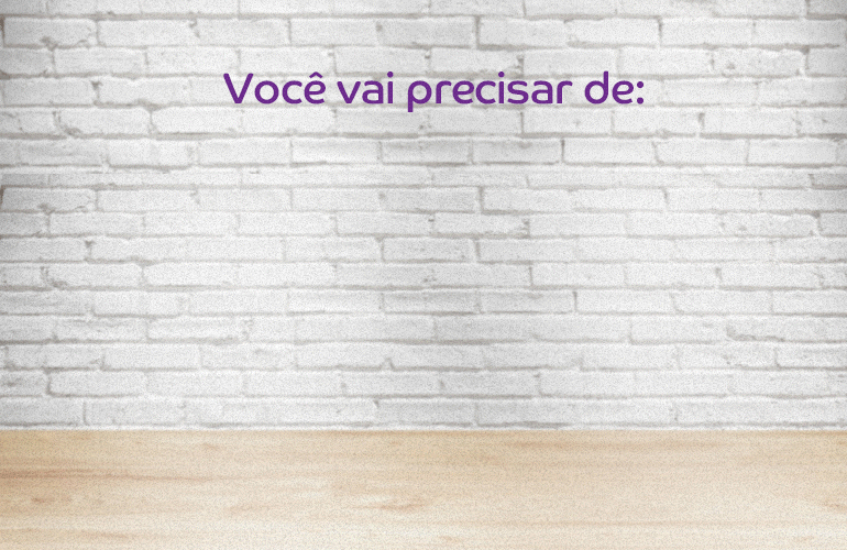 Em um balcão vemos uma vasilha com bicarbonato e um frasco de vinagre.