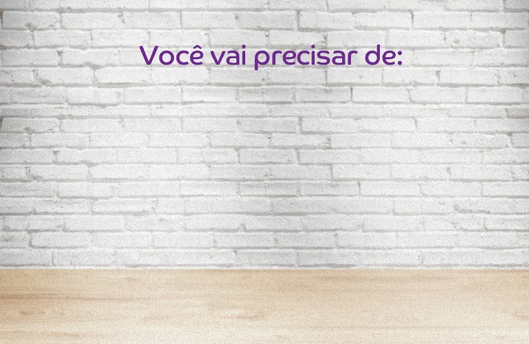 Em um balcão vemos uma vasilha com bicarbonato e um frasco de vinagre.