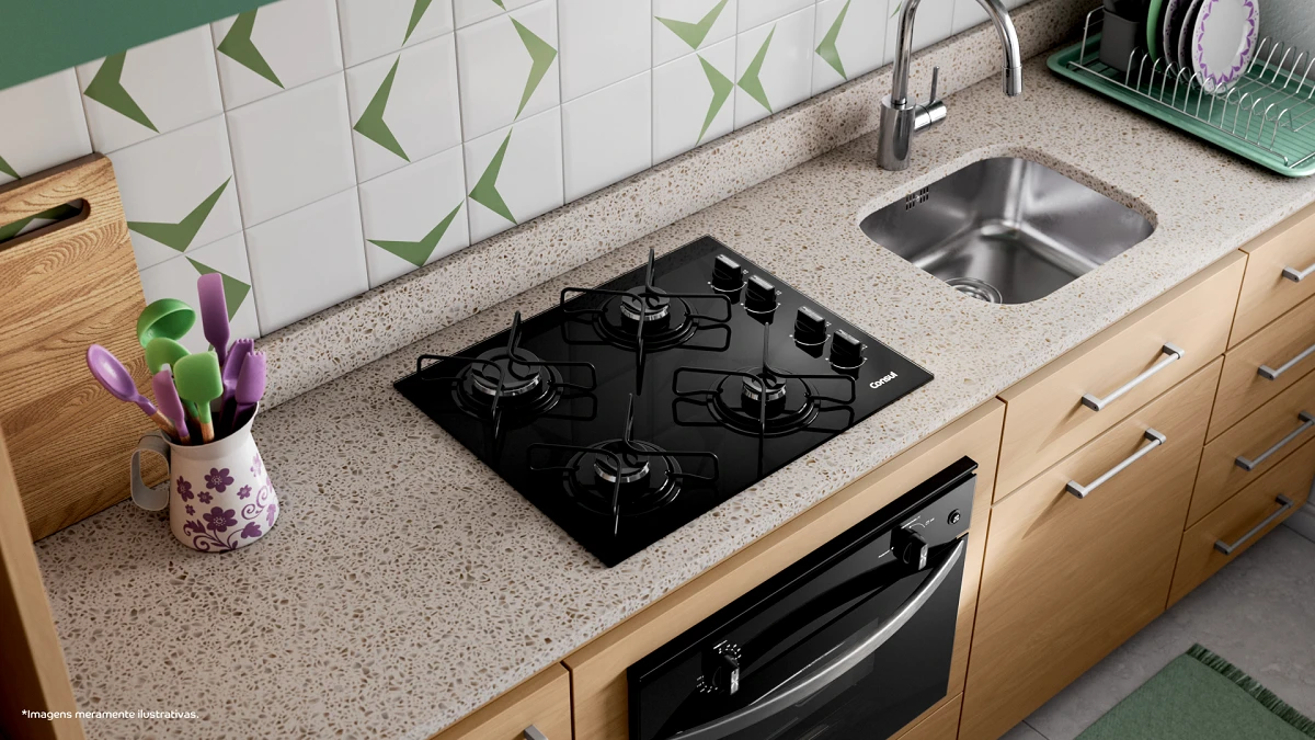 Consul Cooktop CD060BE Imagem Ambientada 16