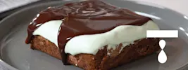 Receita de brownie de chocolate com menta