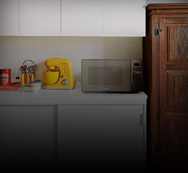 Micro-ondas na cozinha