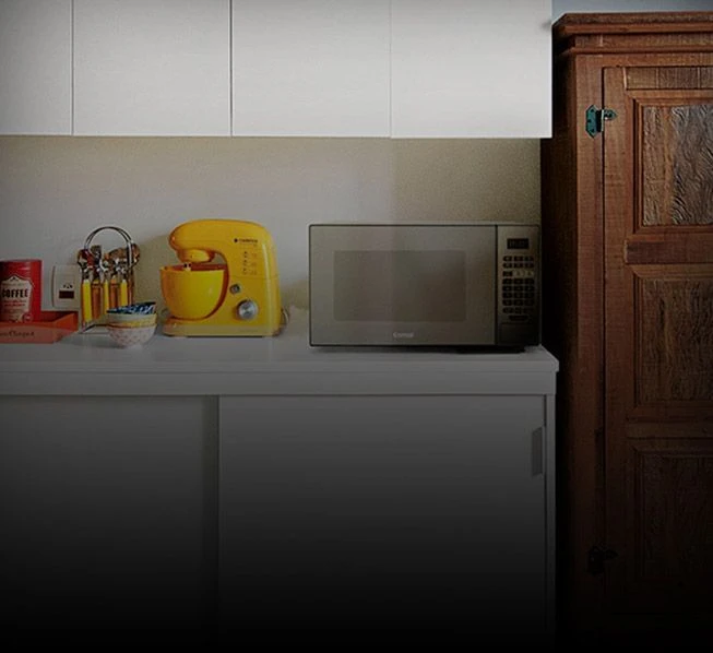 Micro-ondas na cozinha