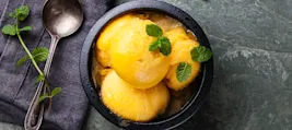 Sorbet de manga uma receita simples e prática para o verão